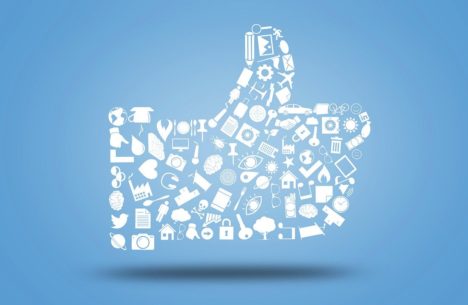 Symbole du like sur les réseaux sociaux