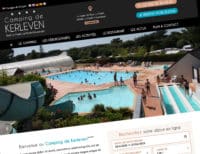 Développement du site internet du Camping de Kerleven à la Fôret Fouesnant par netao, agence web à Quimper