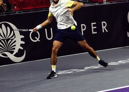 Le joueur de tennis Grégoire Barrere