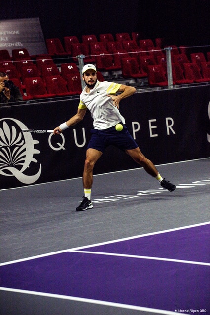 Le joueur de tennis Grégoire Barrere