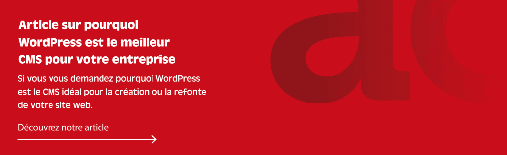 Découverte de l'article WordPress