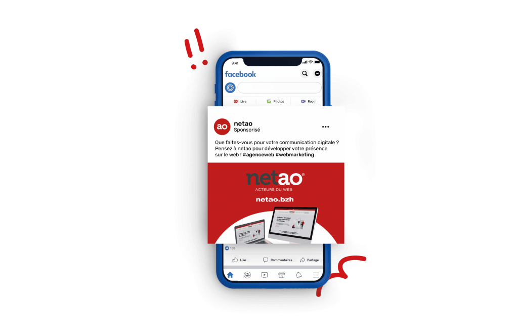 Facebook Ads netao-01 Facebook Ads sur la page netao