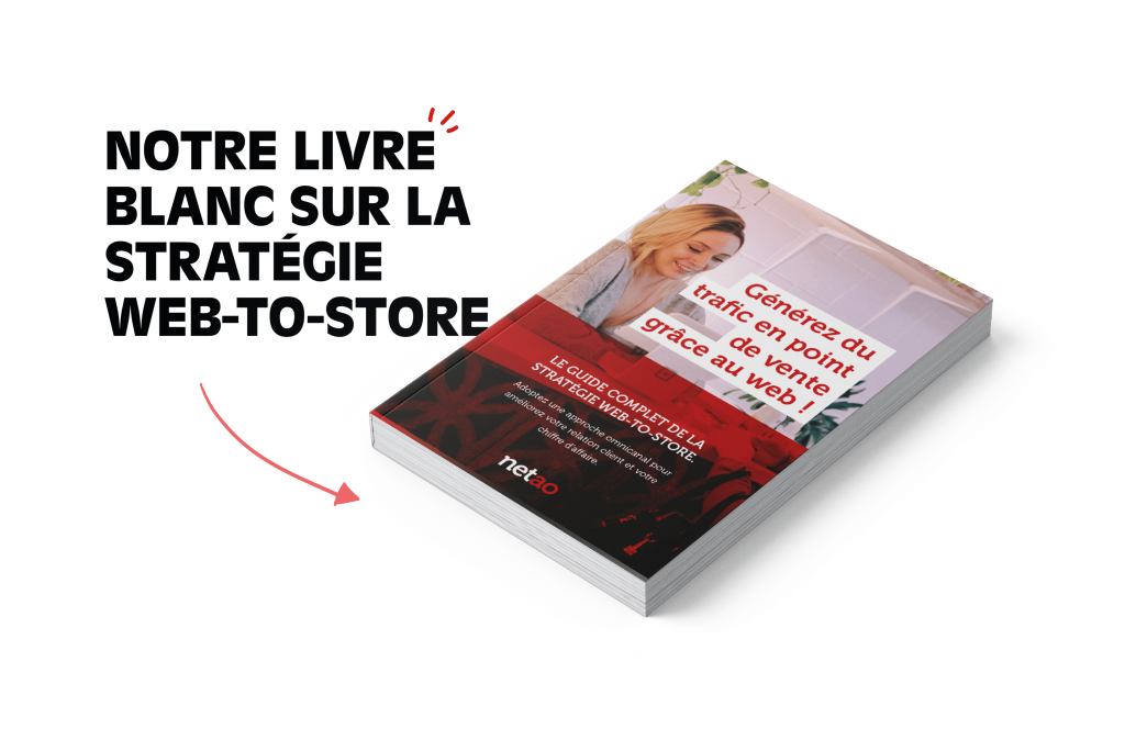 Illustration du livre blanc "la stratégie web-to-store" rédigé par netao