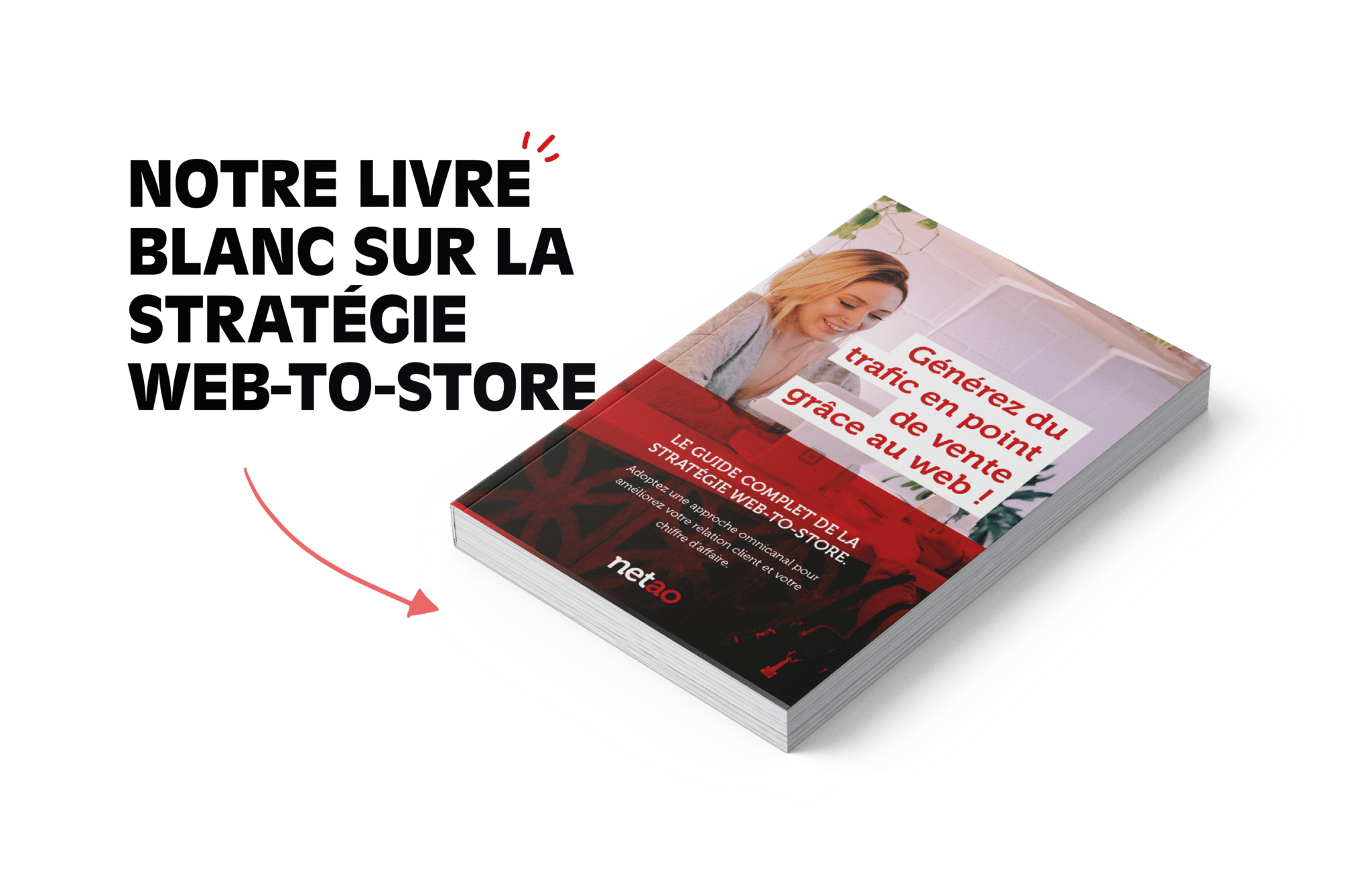 Illustration du livre blanc "la stratégie web-to-store" rédigé par netao