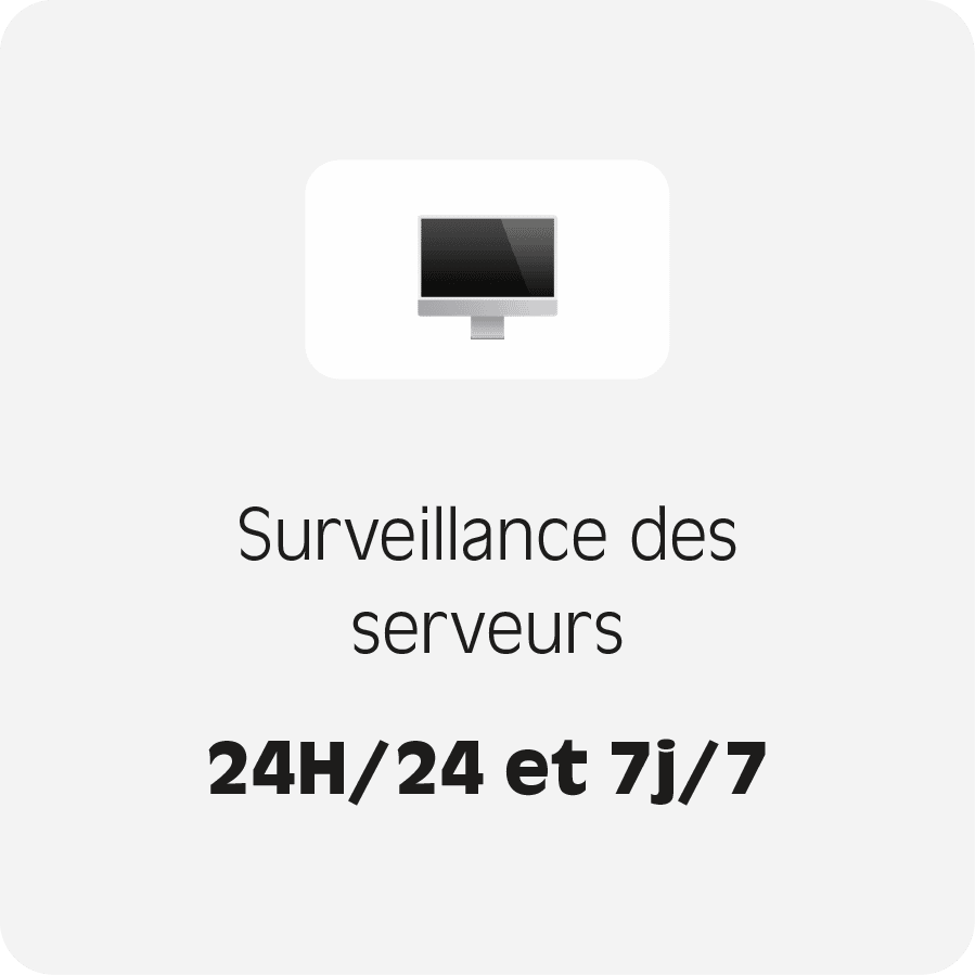 Pictogramme surveillance des serveurs de netao, agence web à Quimper