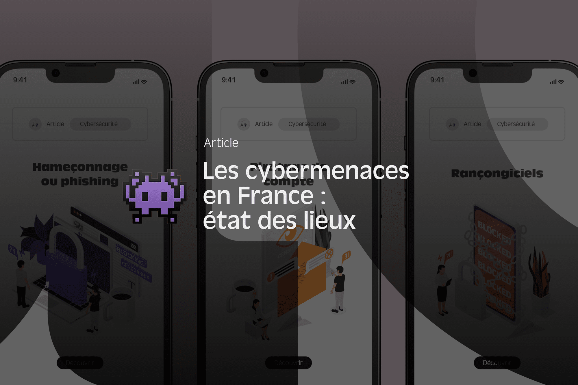 Illustration cybermenace en France