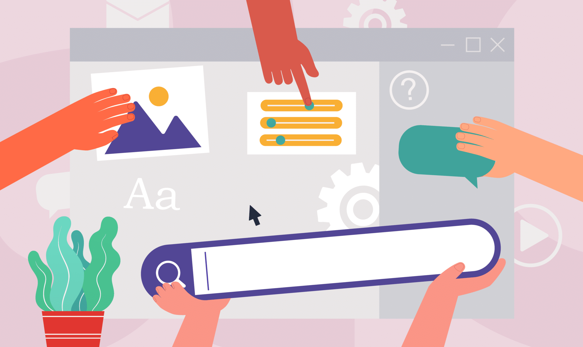 Illustration recherche sur Google