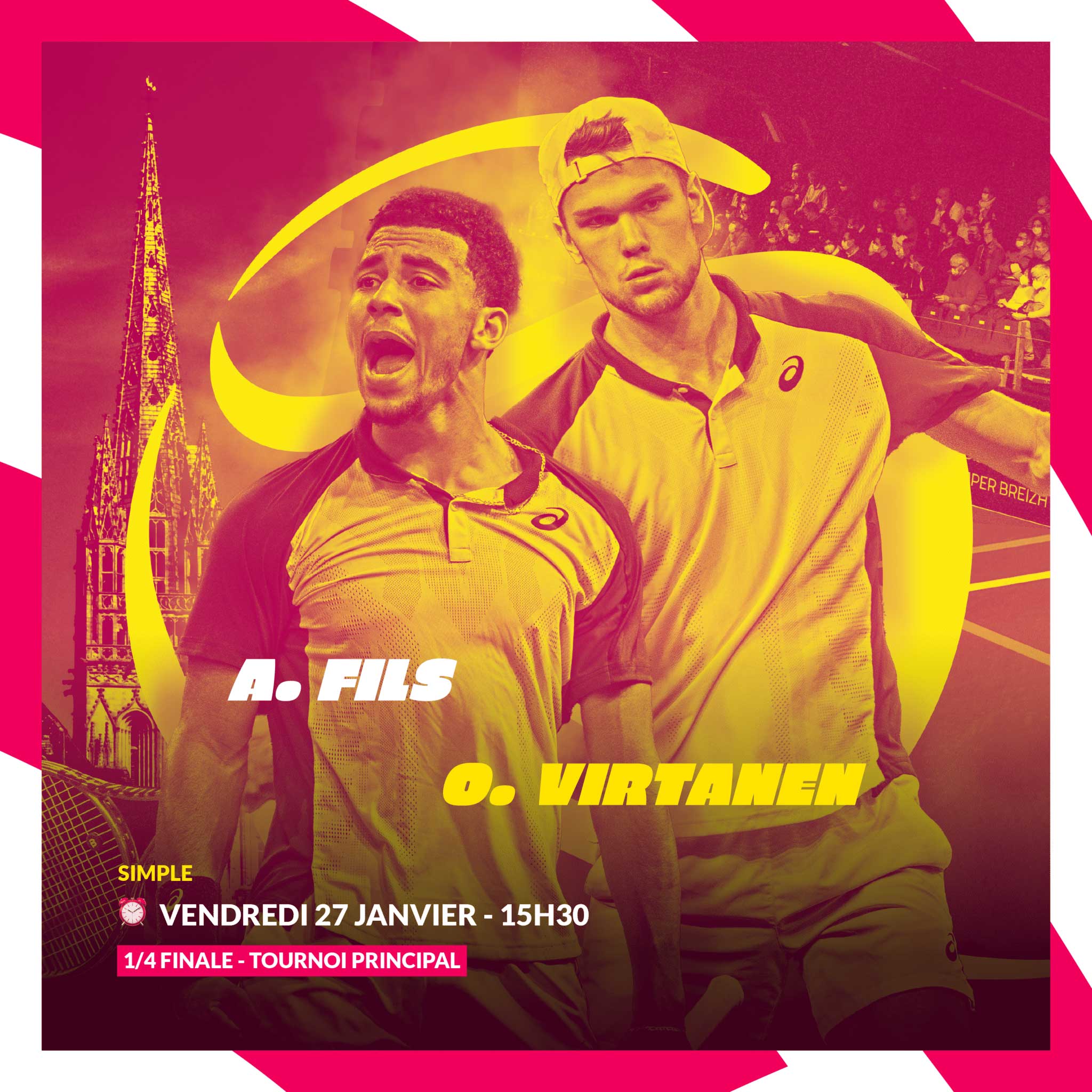 PROG-02 Arthur Fils contre Otto Virtanen à l'Open QBO
