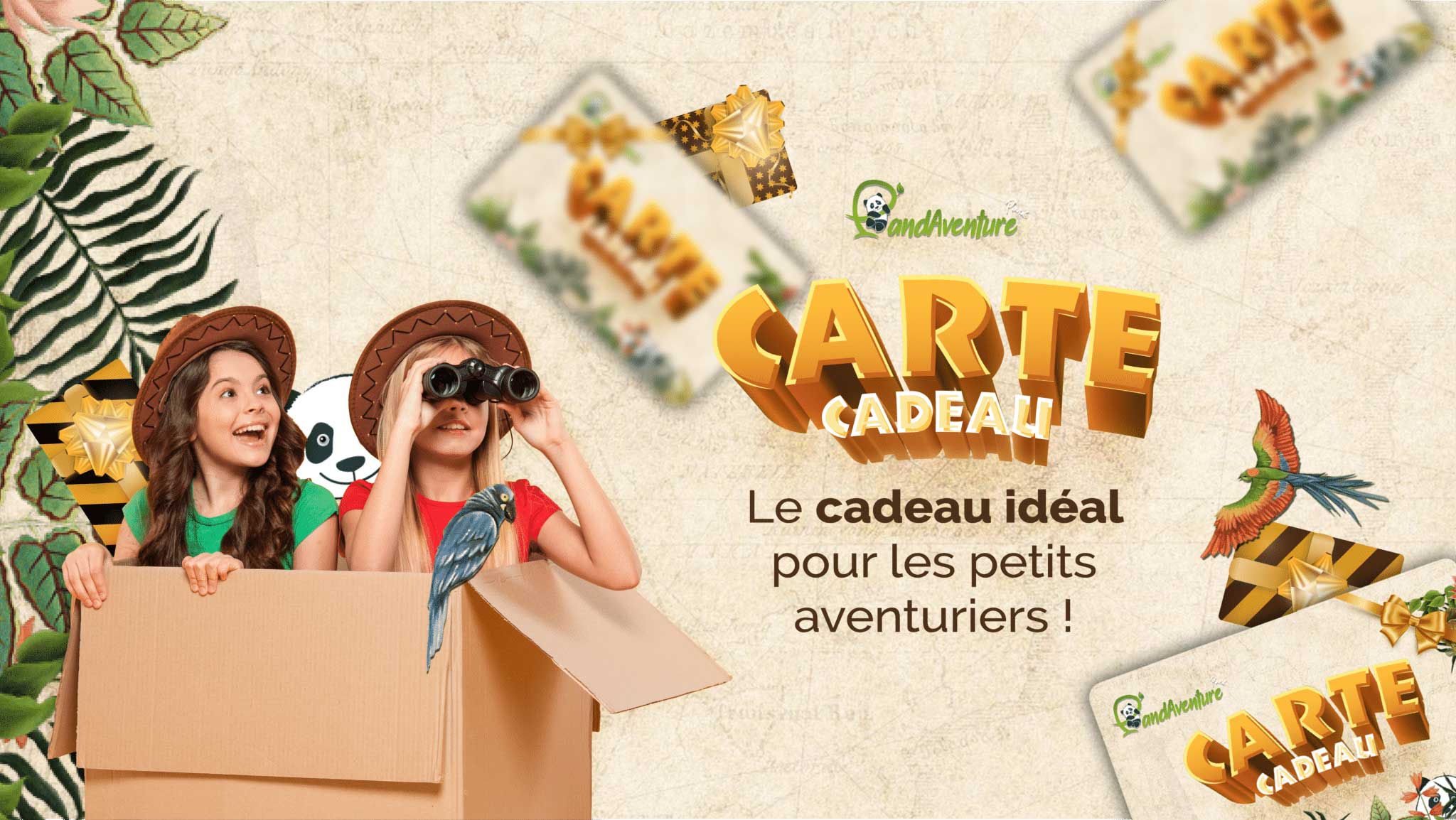 Carte cadeau du PandAventure Park
